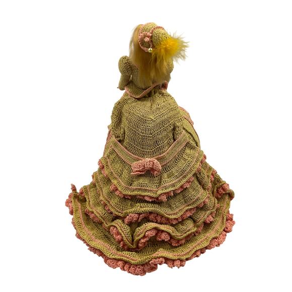 Vintage Annie's Attic Pattern November '93 Crochet Barbie Dress GWTW Victorian - Picture 3 of 11